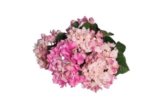 50cm Hydrangea Bush X 5 Light Pink